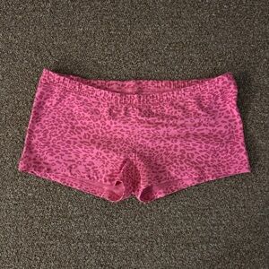 BRANDY MELVILLE 2016 INSPIRED PINK LEOPARD MICROSHORTS